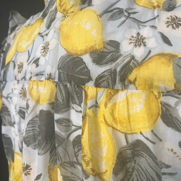 NWT Ann Taylor Factory Woman’s Lemon Sleeveless Ruffled Pullover Top- Size S - Picture 12 of 12